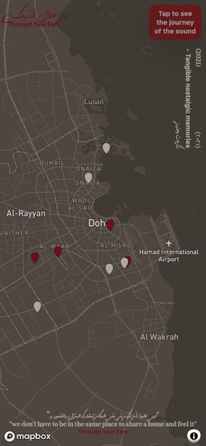 Through Your Ears responsive mapbox integration