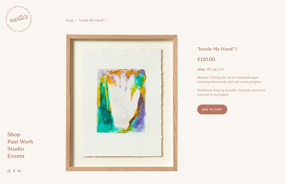 Marta Troya Product Page