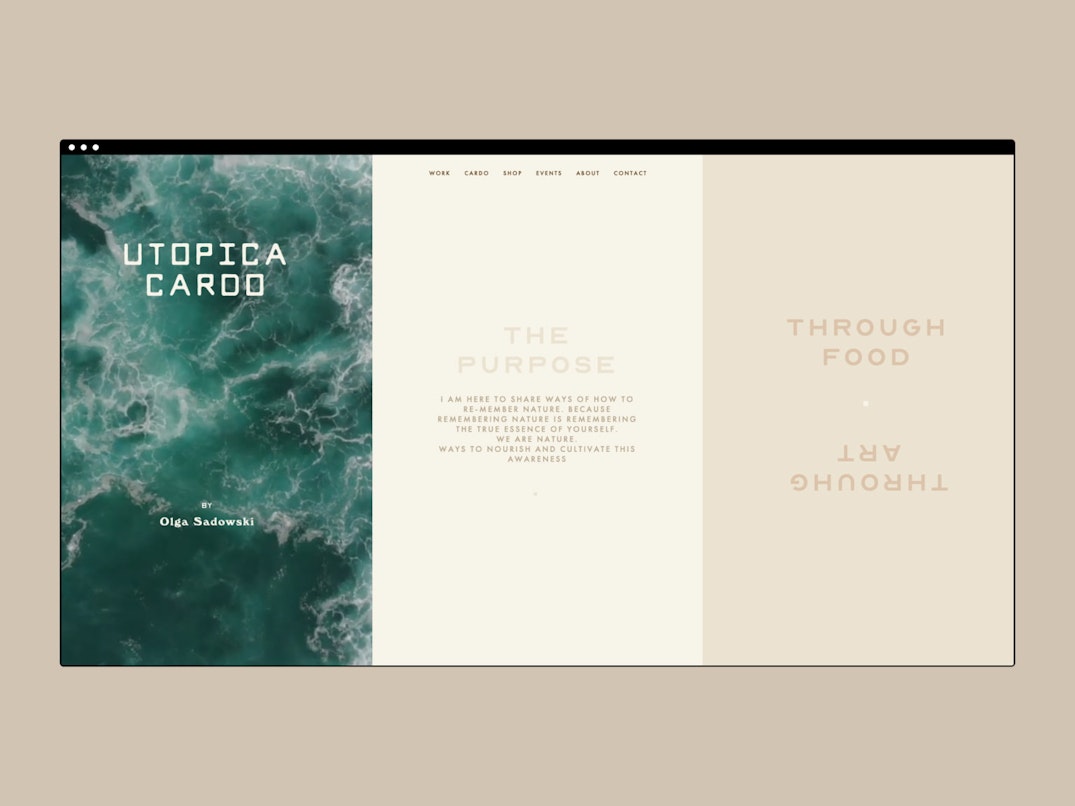 Cardo Utopica Web Design