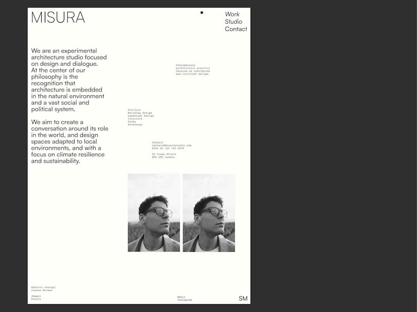 architecture studio about page