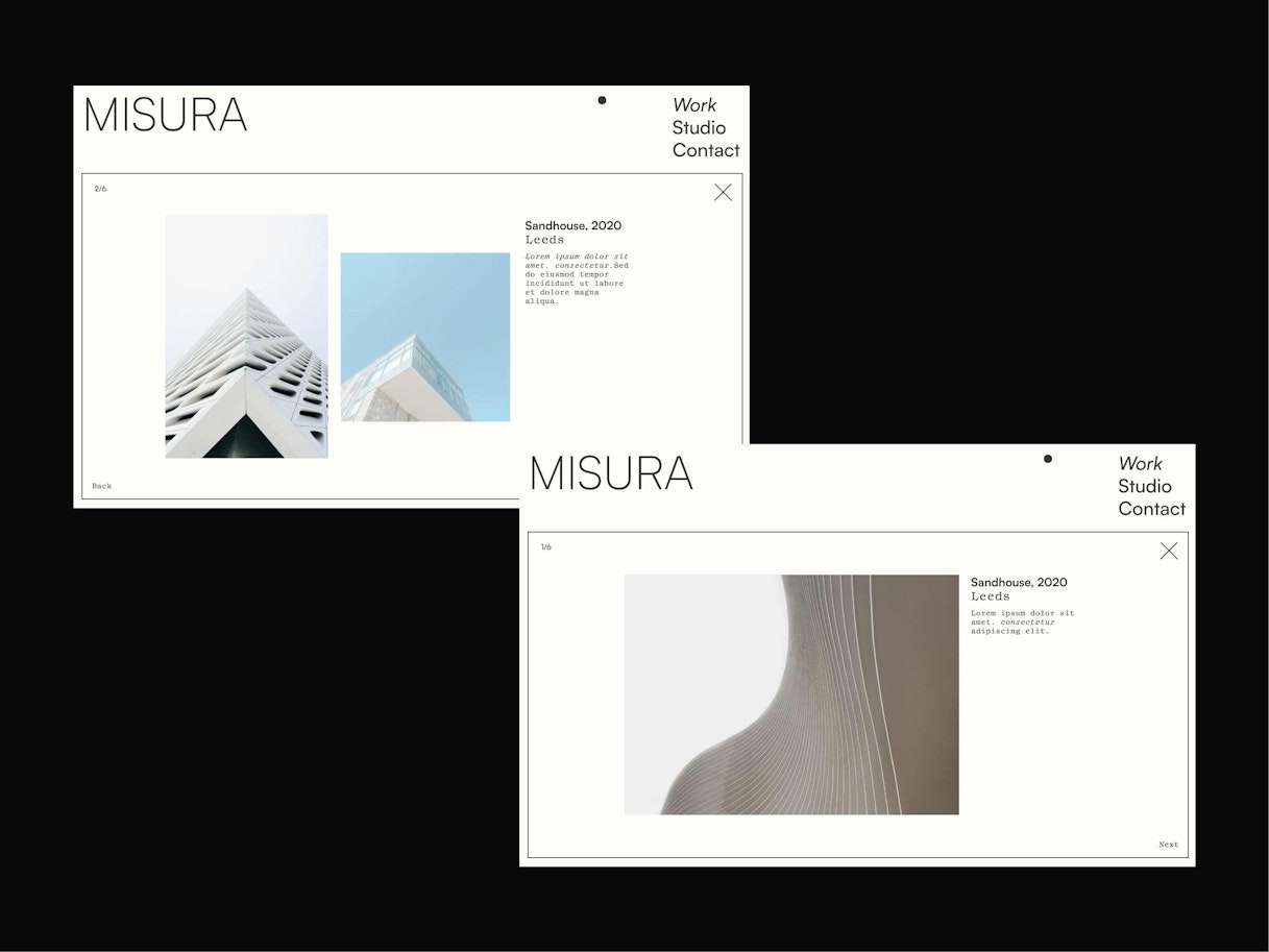 architecture studio website