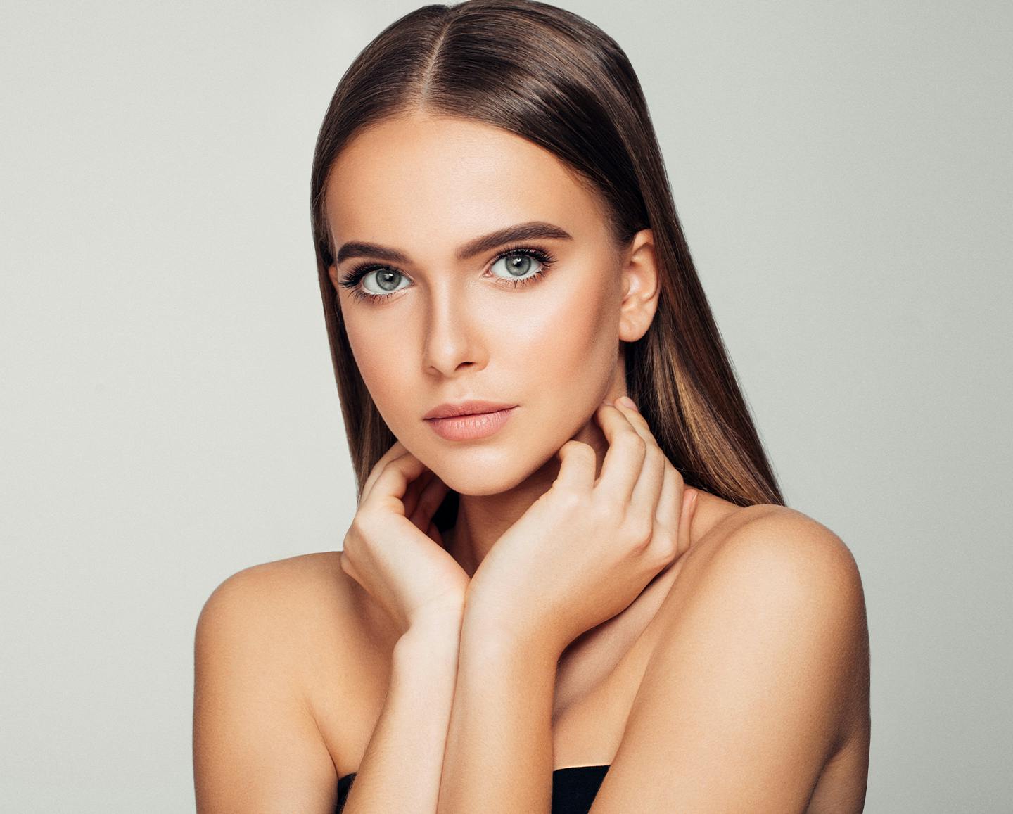 Beautiful Women Posing With Radiant Skin