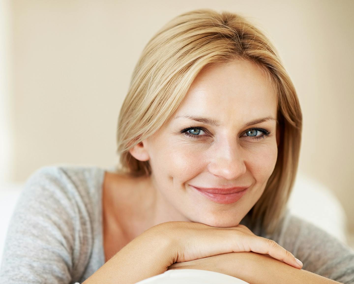 Beautiful Women Sitting In Chair