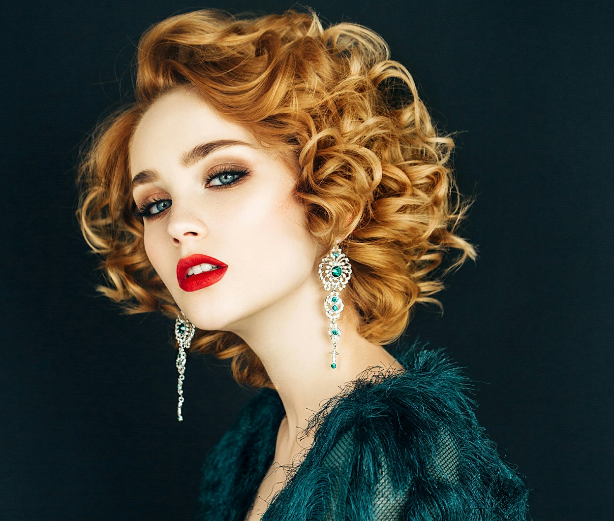 beautiful woman after neck liposuction in houston