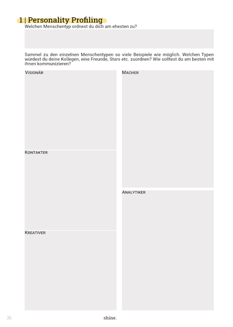 shine.Circle Workbook Beispiel Seite 3