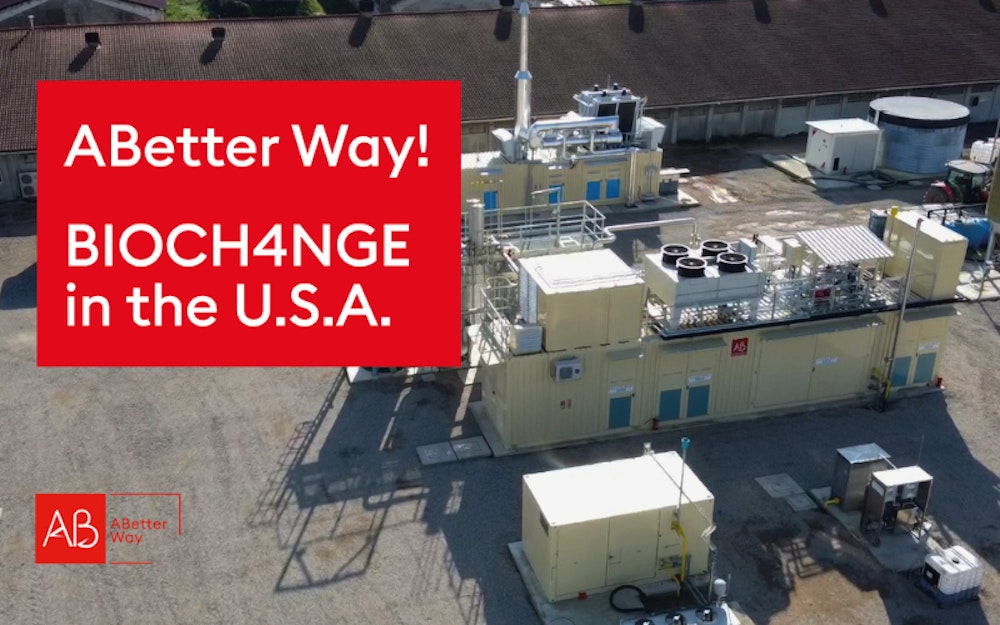ABetter Way! AB Energy USA proud to announce first BIOGASTORNG UPGRADING Project in the UNITED