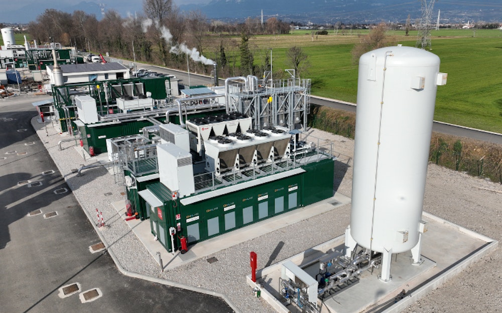 ITALY A PLANT PRODUCES 7,000 TONS OF LIQUID BIOMETHANE PER YEAR