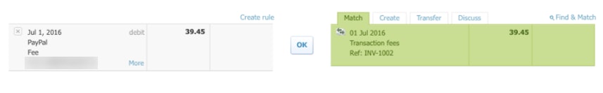 Linking Paypal Fees Xero