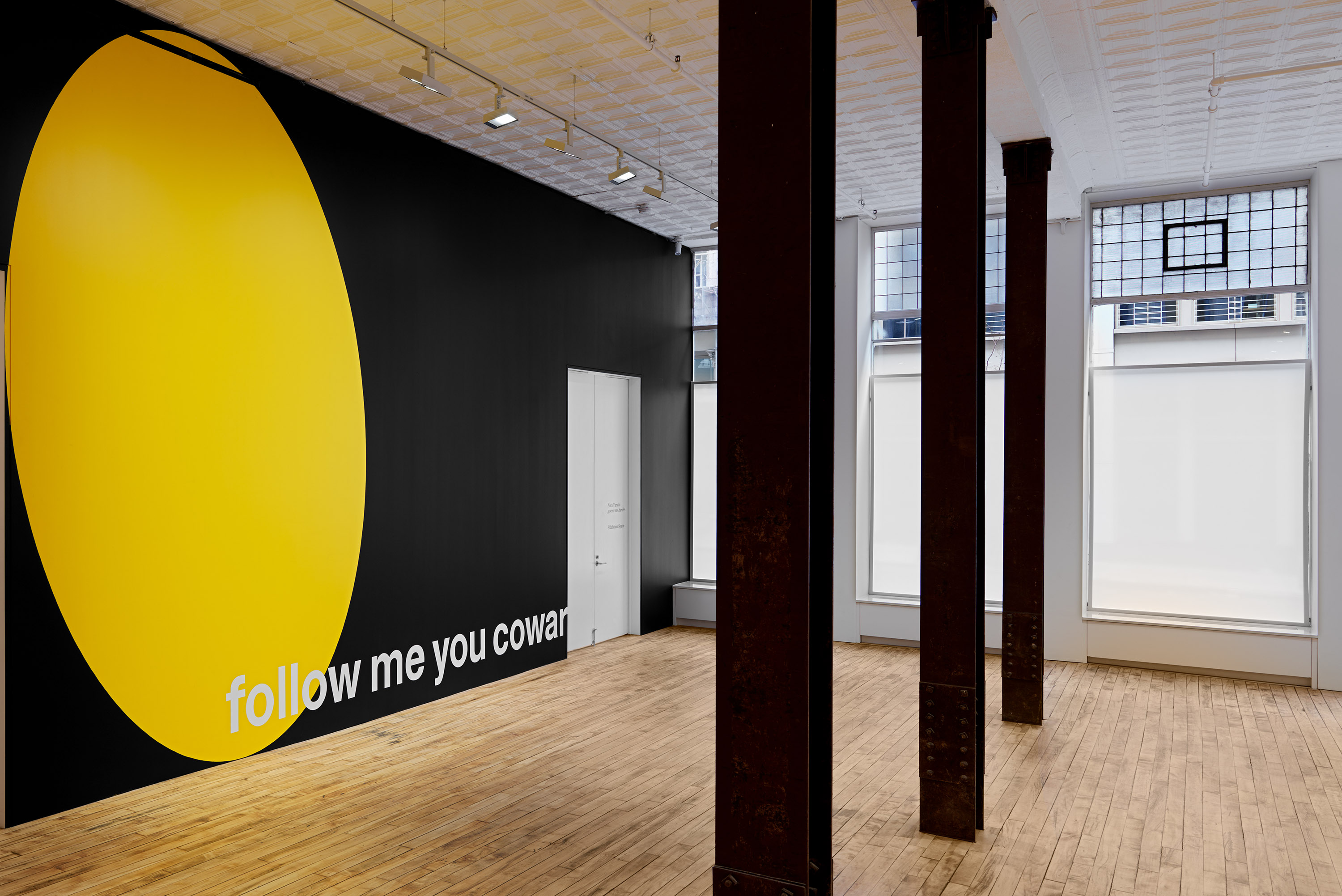 Installation view of the exhibition, Nora Turato: govern me harder, at 52 Walker in New York, dated 2022.