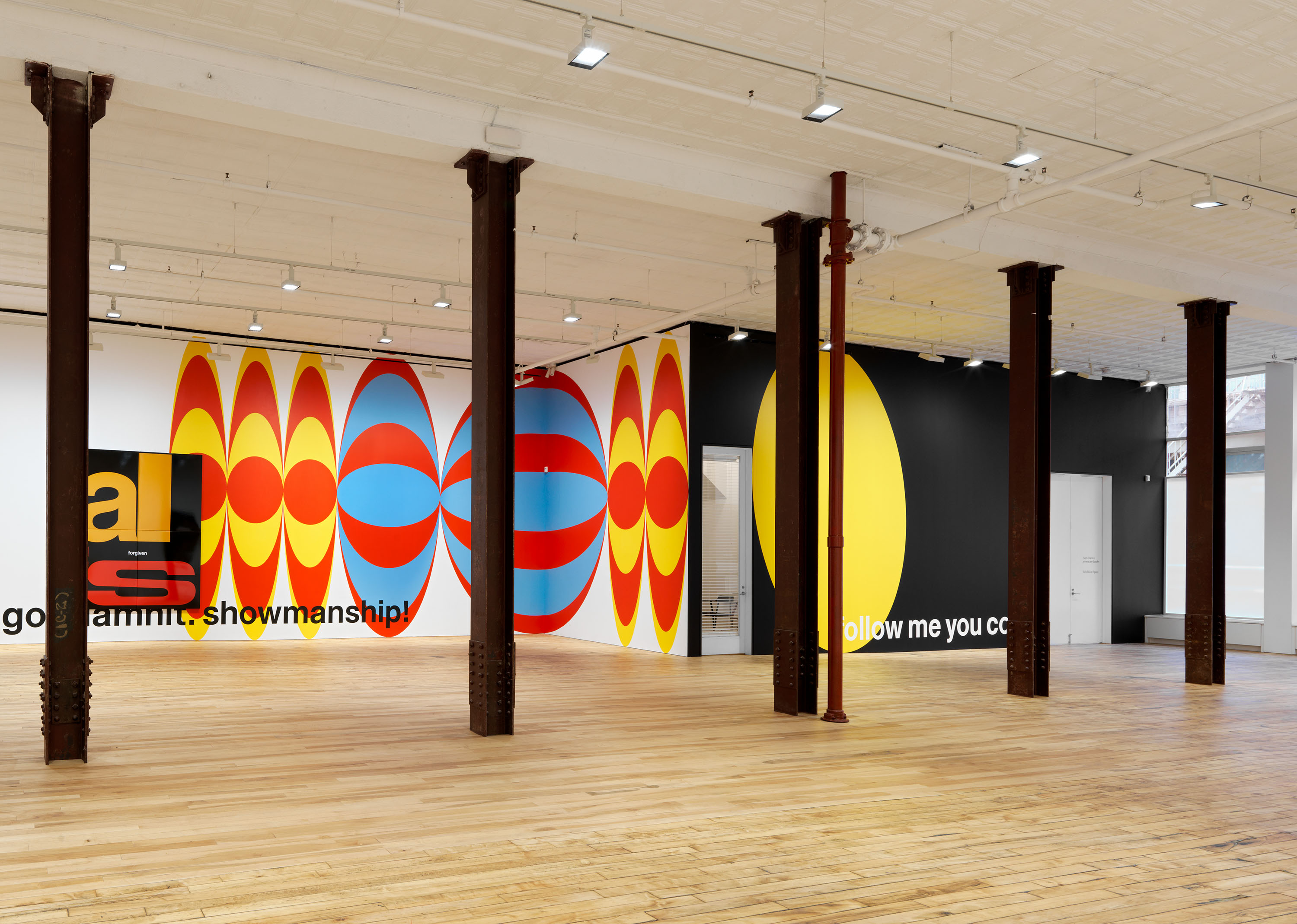 Installation view of the exhibition, Nora Turato: govern me harder, at 52 Walker in New York, dated 2022.