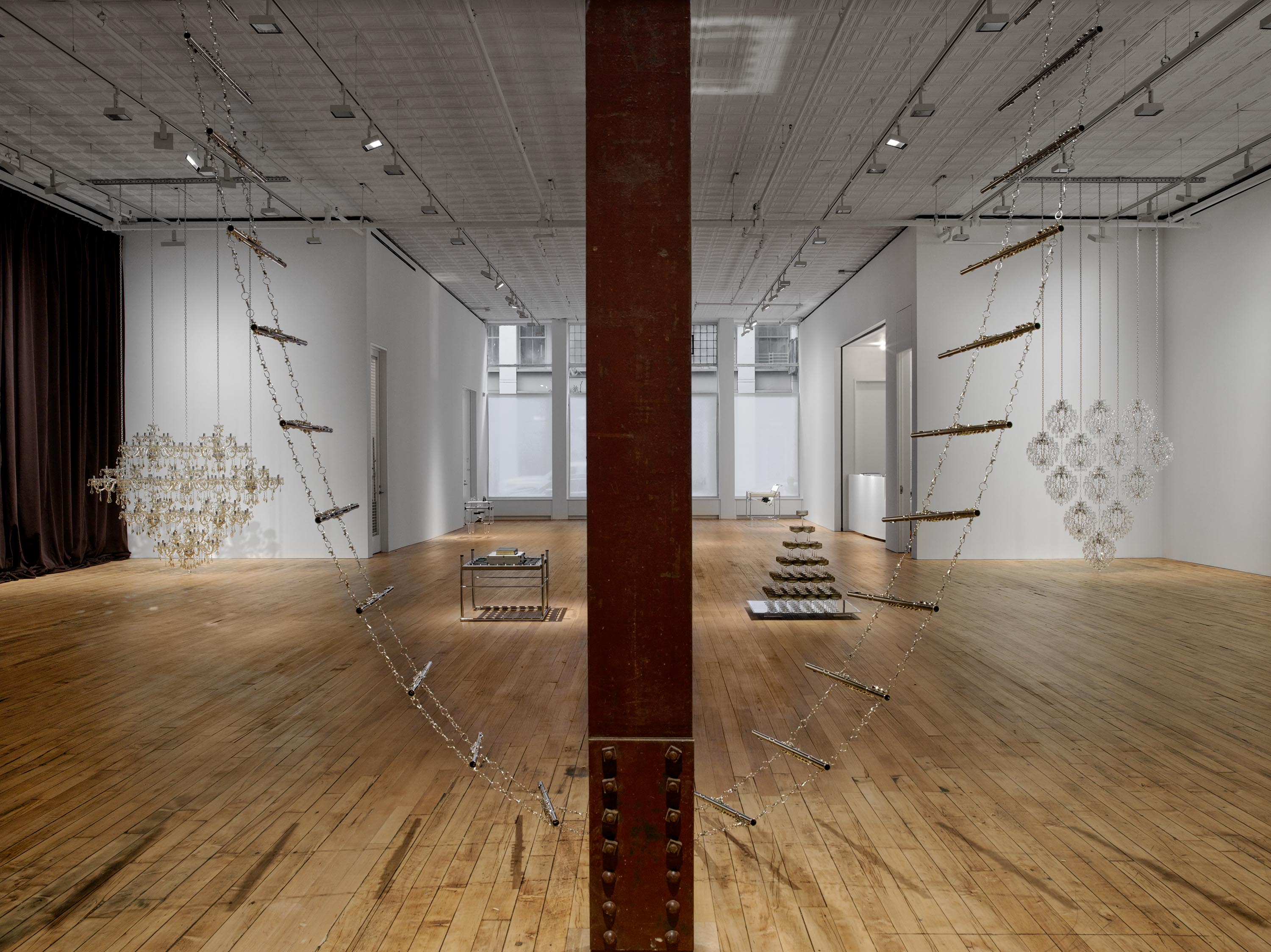 Installation view of the exhibition Kayode Ojo: EDEN, at 52 Walker in New York City, dated 2023.