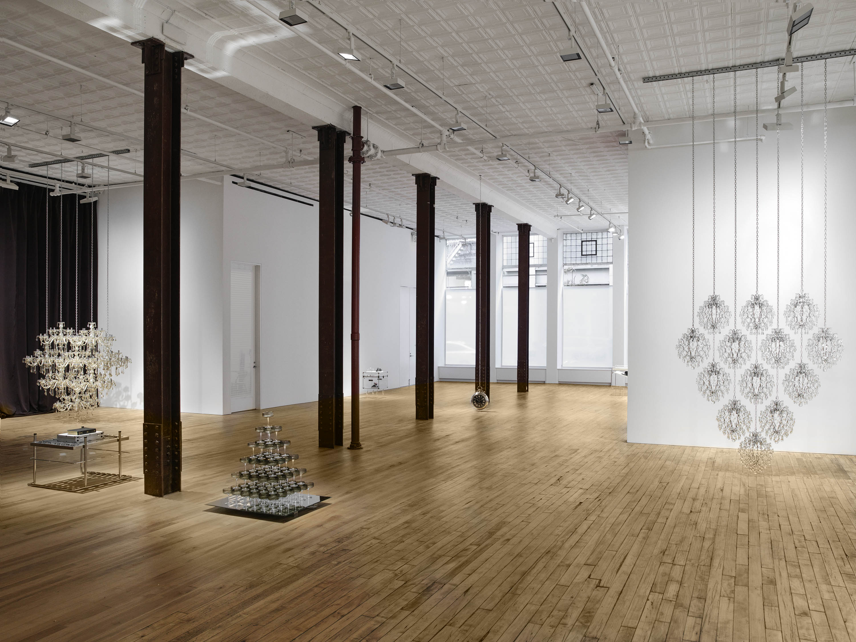 Installation View  of the exhibition "Kayode Ojo: EDEN" at 52 Walker in New York, dated 2023
