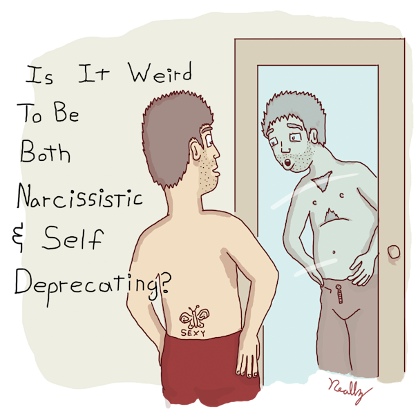 maybe this mirror is showing another dimension? 
