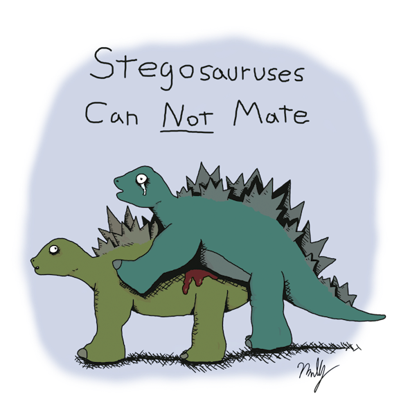 So don't expect to see any Stegosaurus babies any time soon&d 