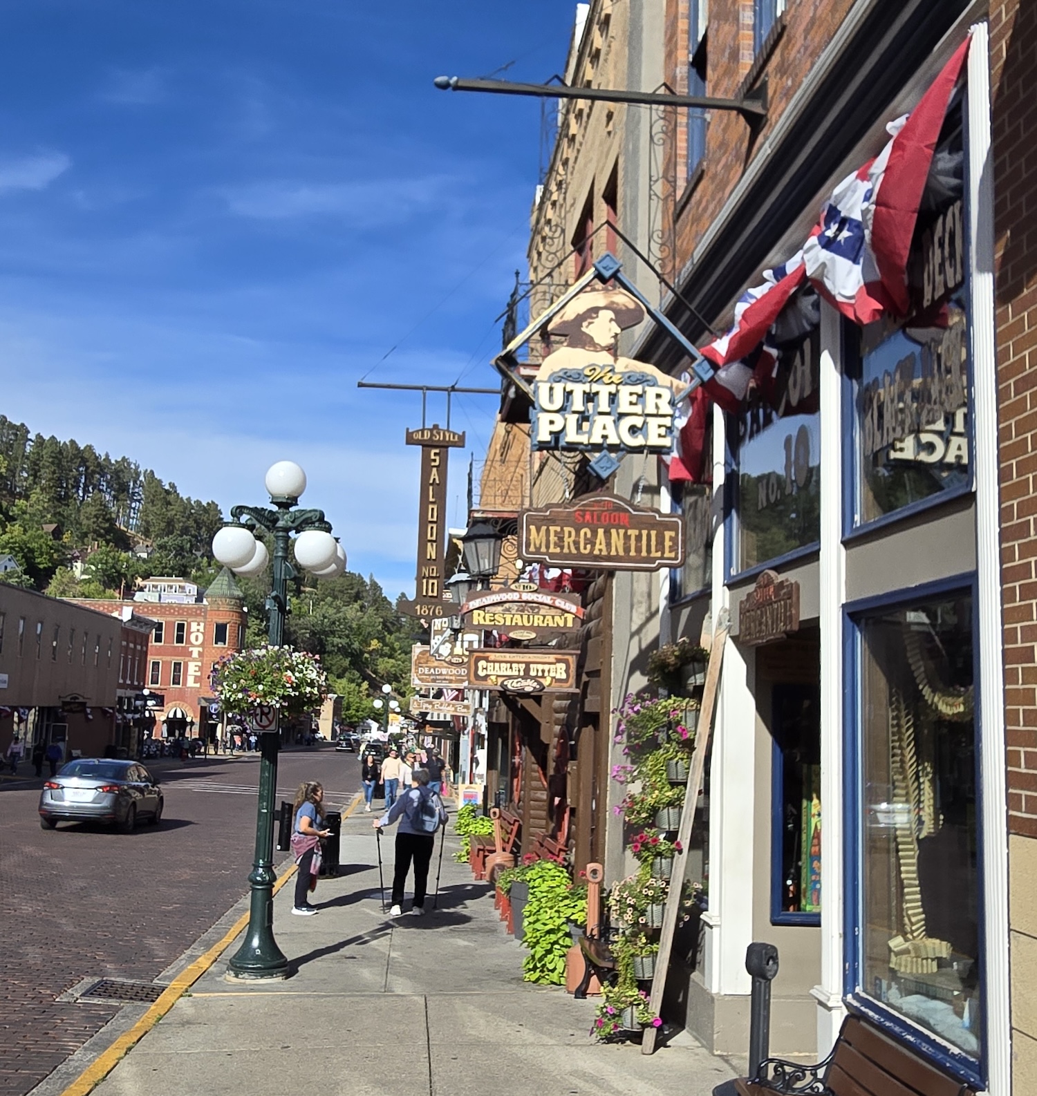 historical main street in Deadwood, SD
