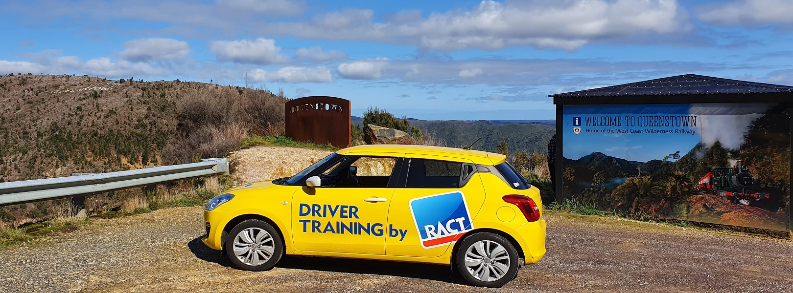 RACT car in Queenstown