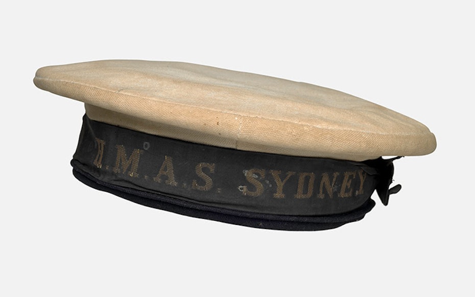 Old sailor's cap from the HMAS Sydney