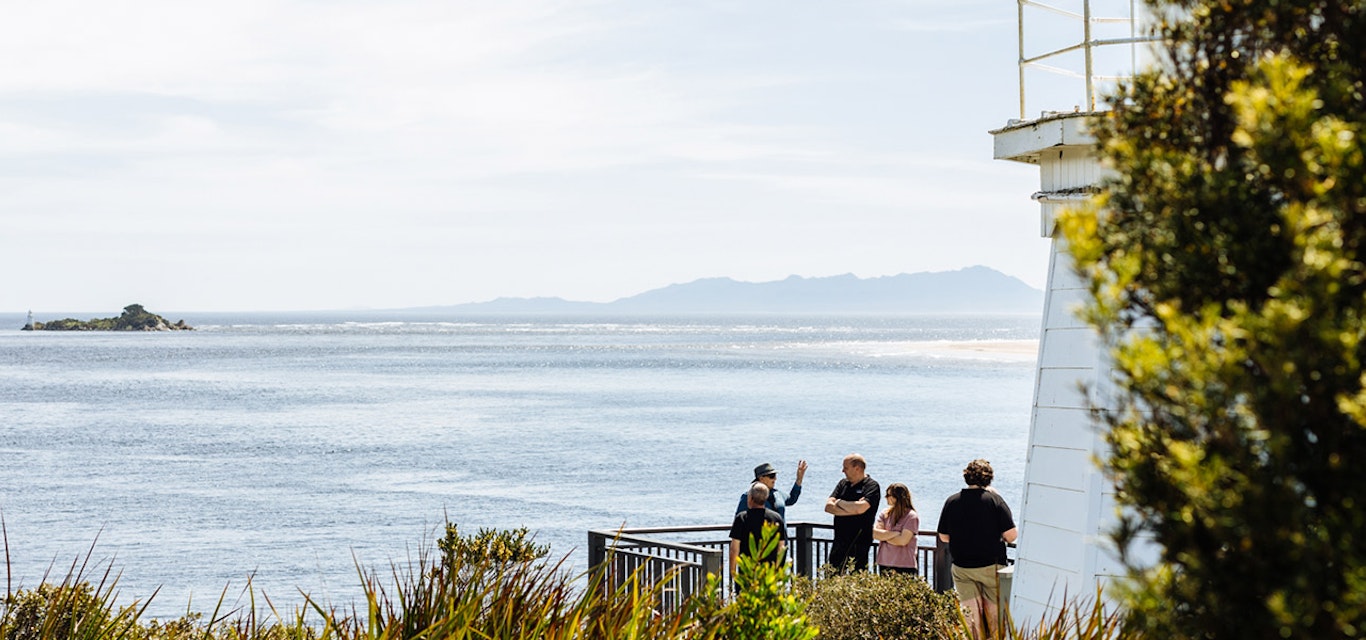 Exploring Bonnet Island on the Pillinger Explorer tour.