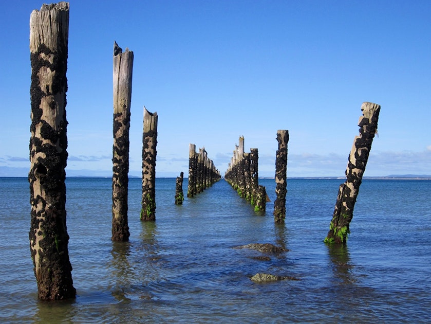 Old pier at Bridport