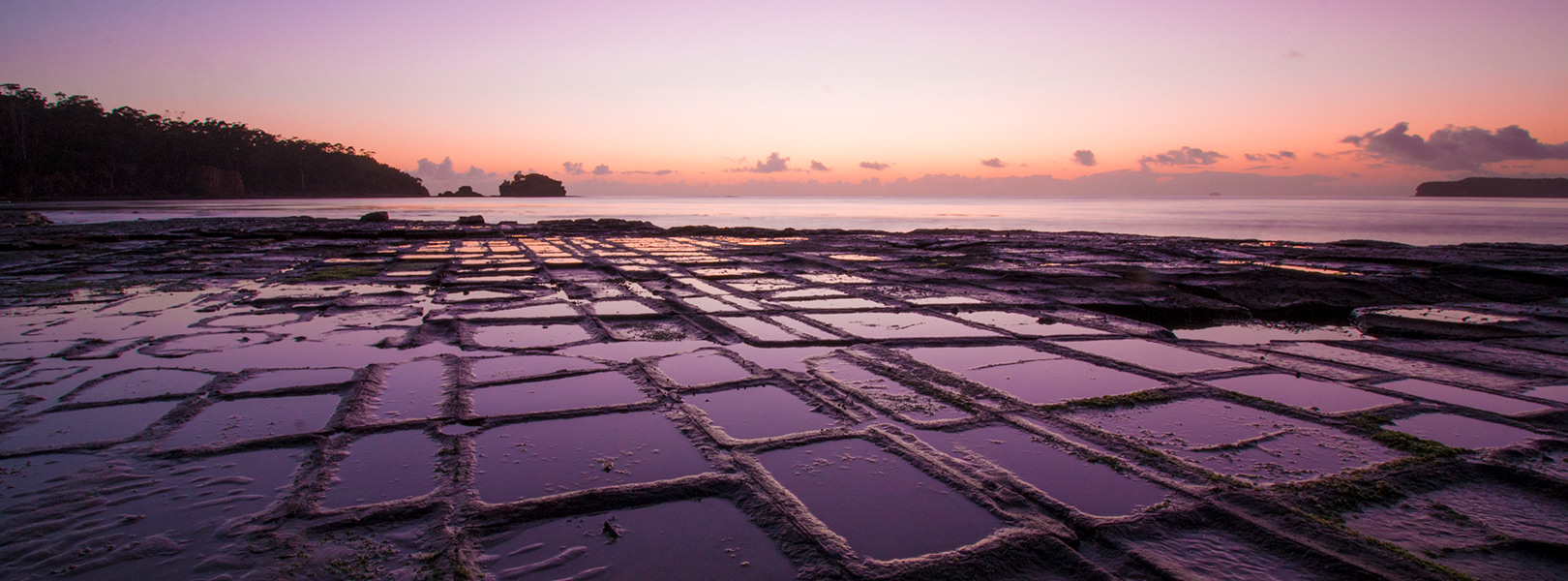 Tesselated Pavement at dusk