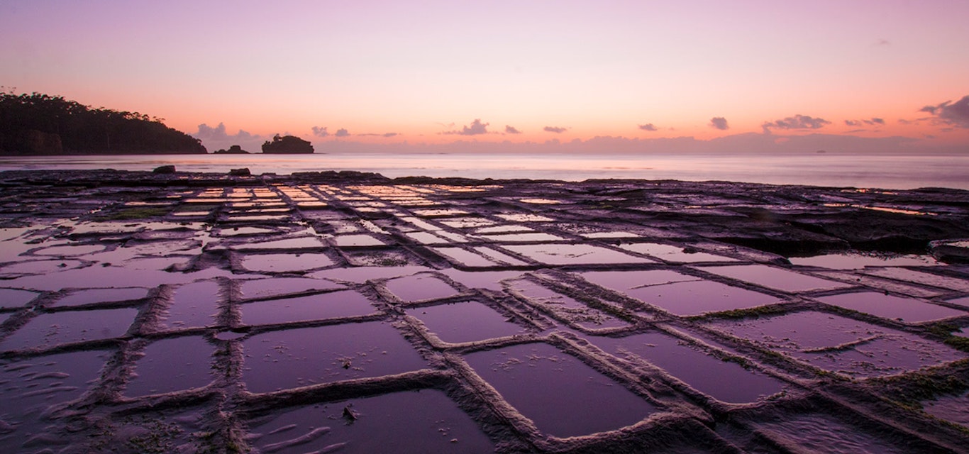 Tesselated Pavement at dusk