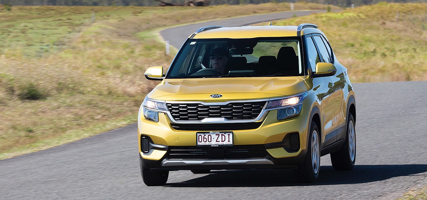 Kia Seltos in Starbright Yellow Kia Seltos in Starbright Yellow