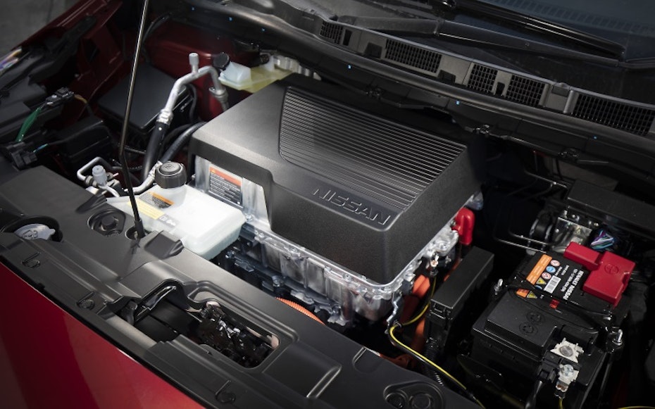 Nissan Leaf engine bay