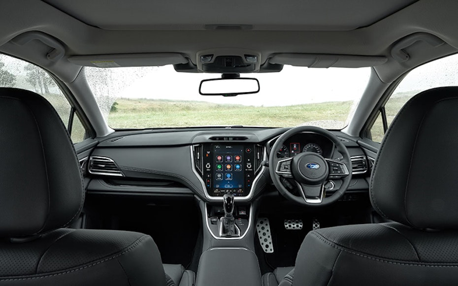 Car interior.