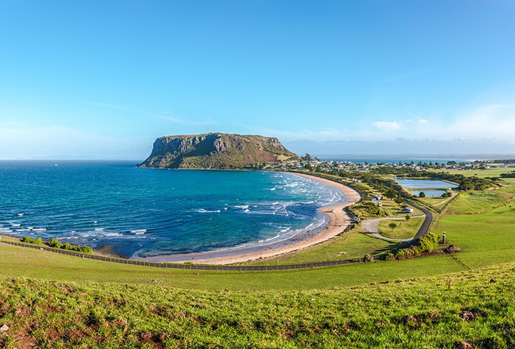 Landscape photo of Stanley, the Nut and Godfreys Beach