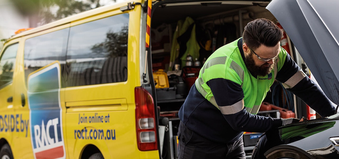 Roadside assistance for car broken down.