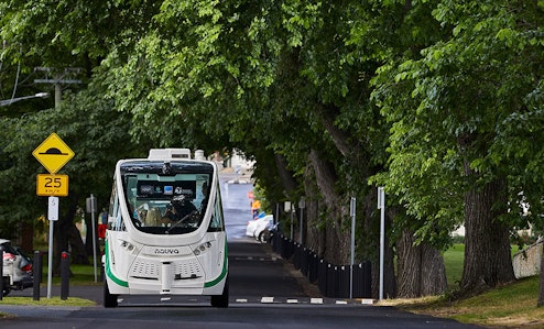 Driverless bus.