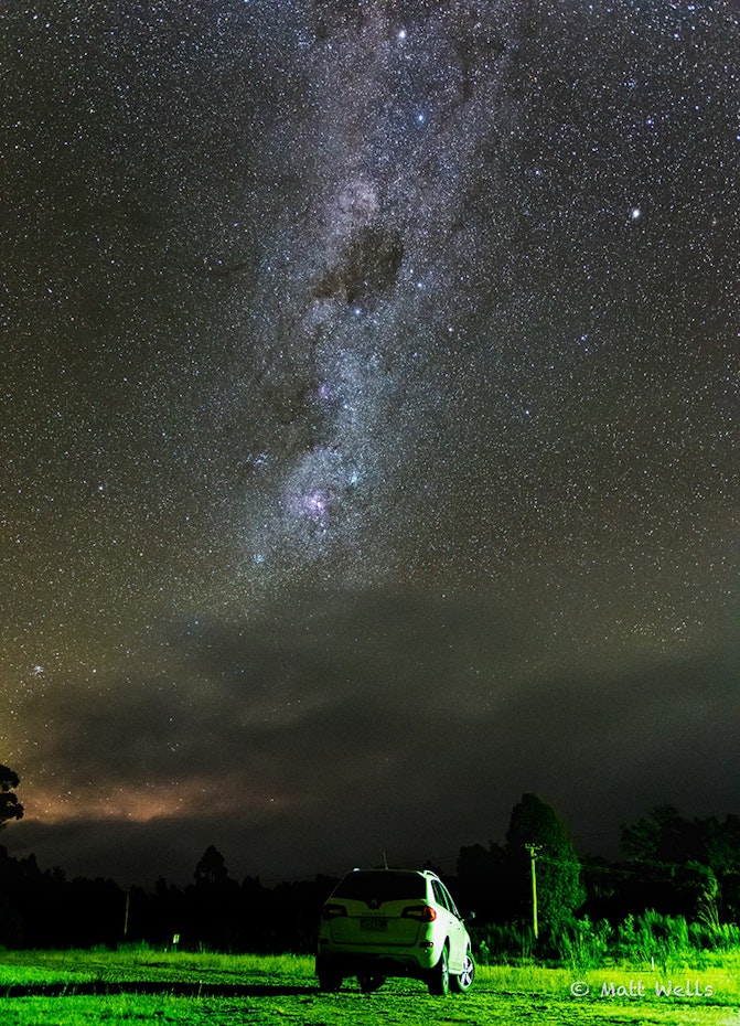 View of the stars