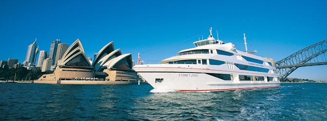 Boat on Sydney Harbour