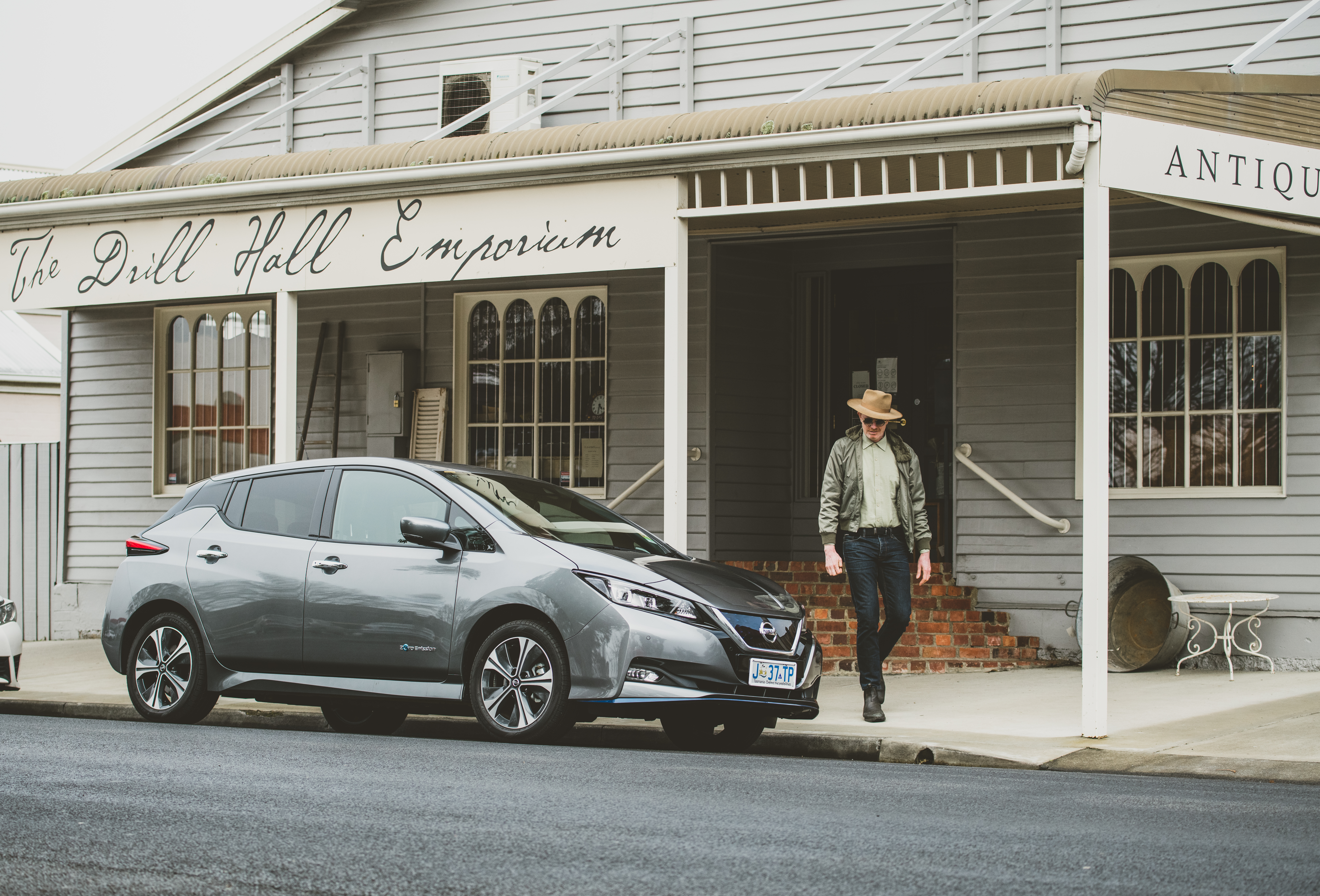 Man approaching car in New Norfolk