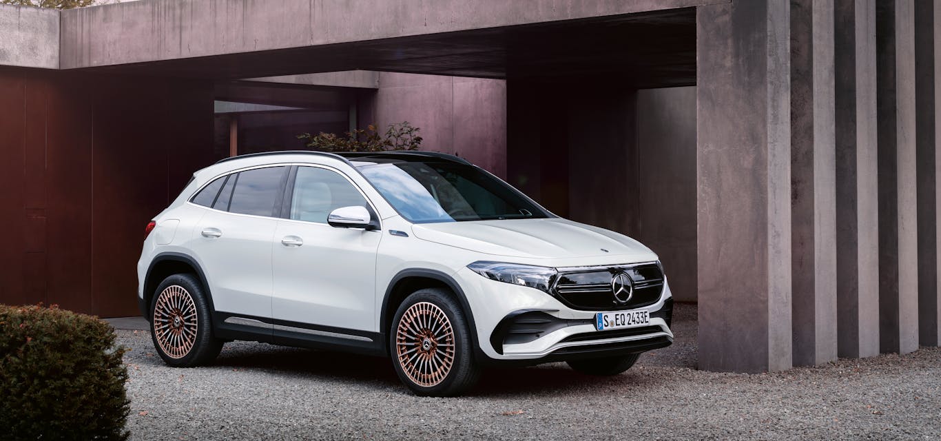 Mercedes-Benz EQA 250 outside the mercedes benz eqa 250