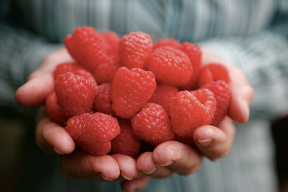 handful of raspberries