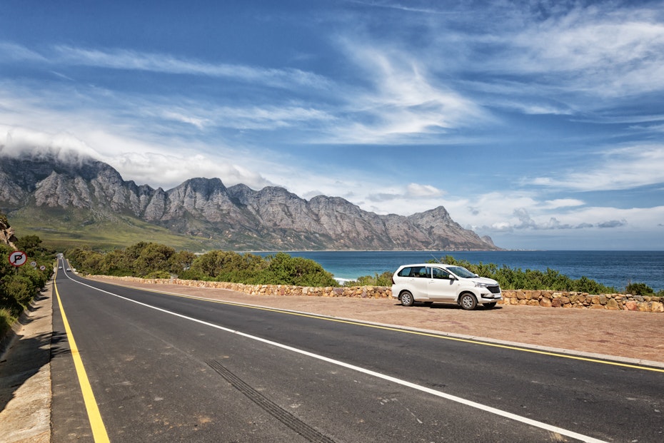 car by the road