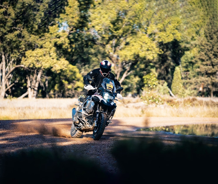 motorbike on dirt road