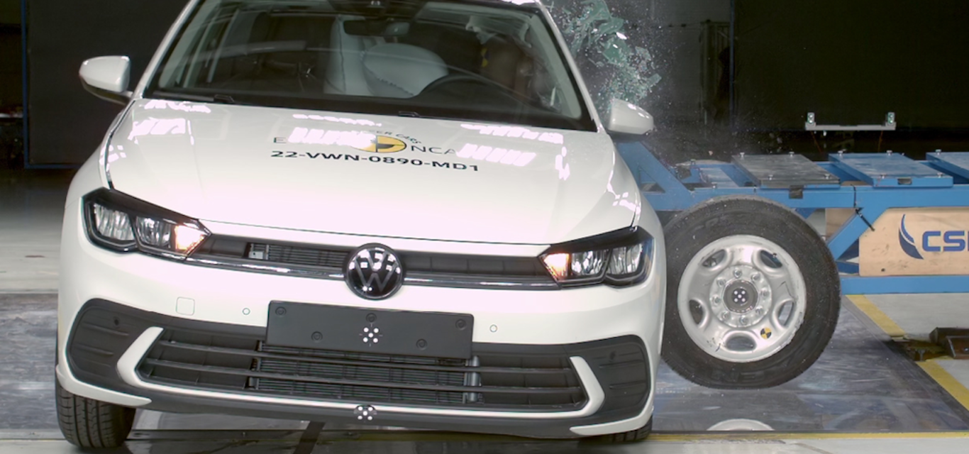 ANCAP Safety testing of the Volkswagen Polo