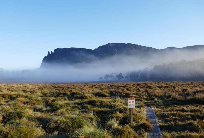 low fog on mountain