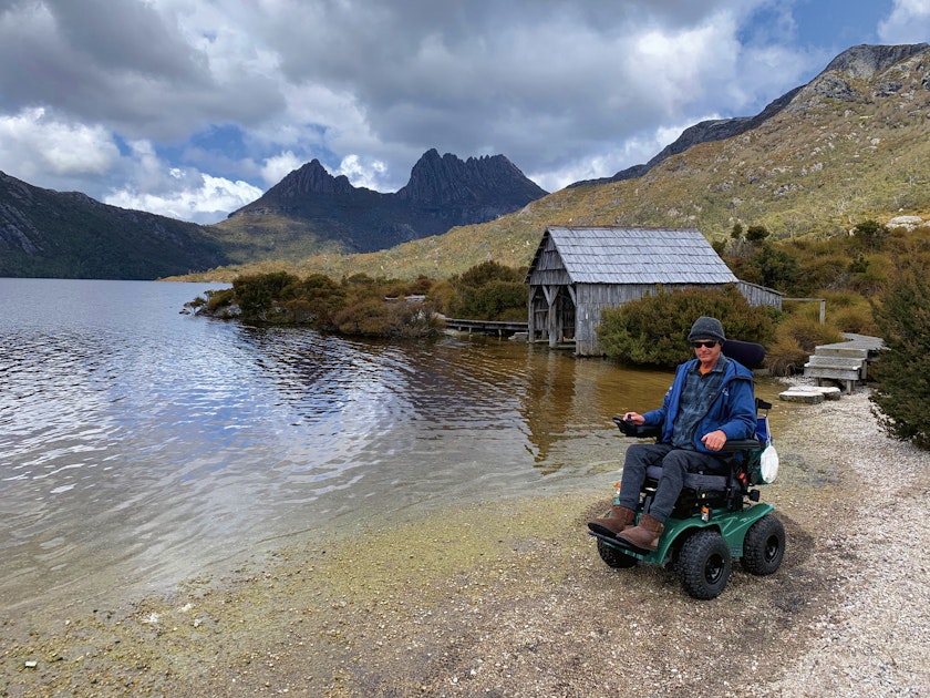 Chris Symonds at Dove Lake