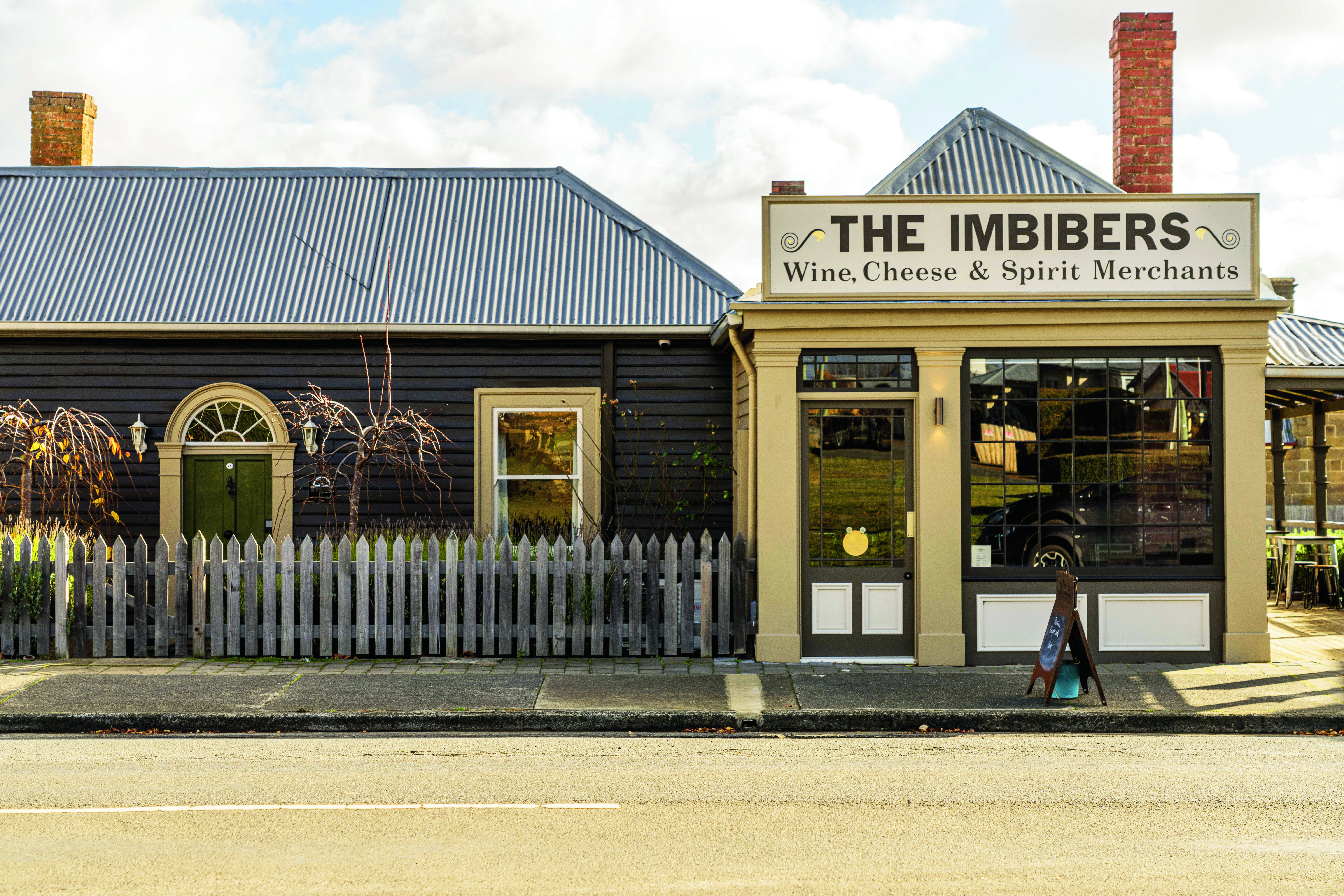 the imbibers shop front