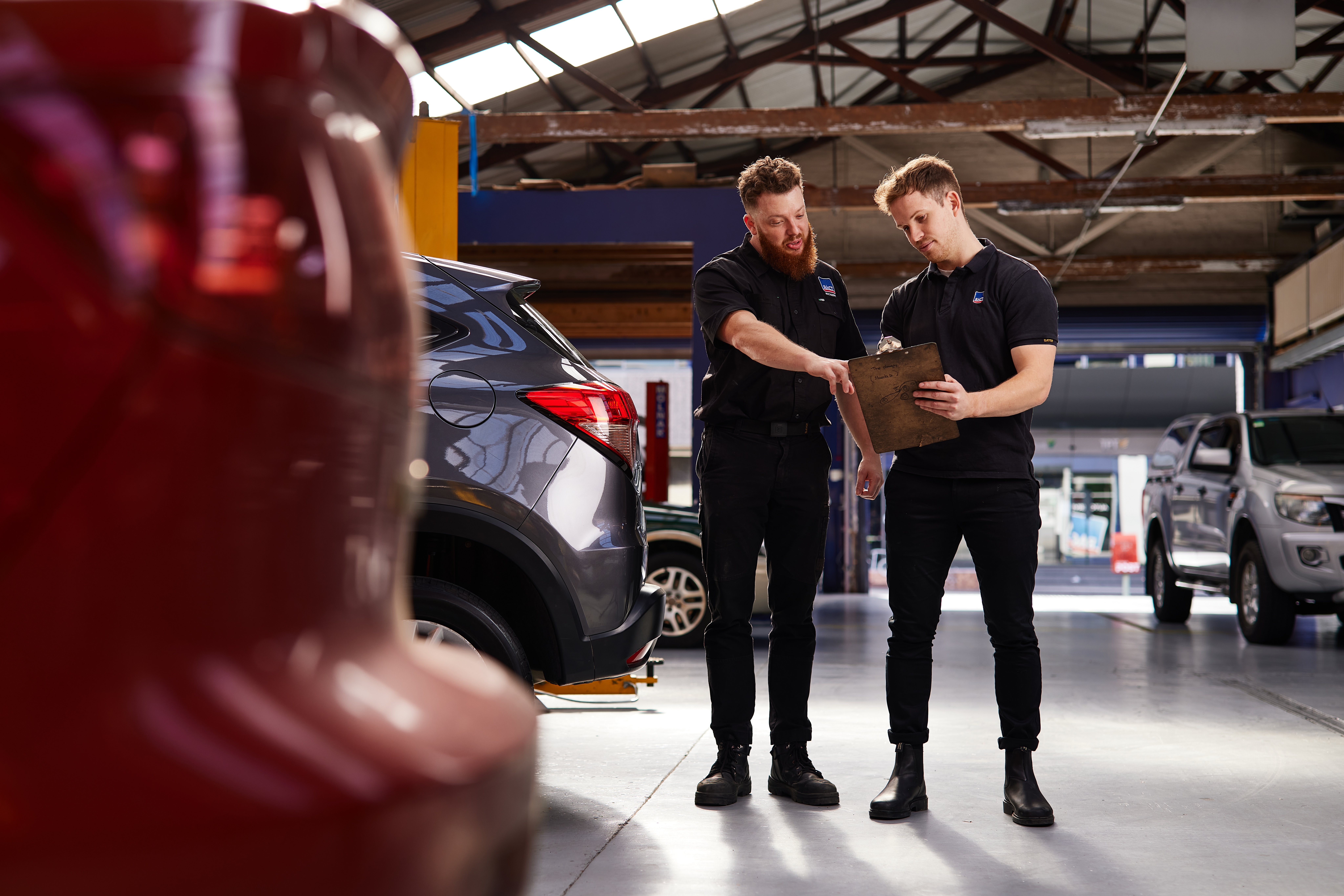 checking clipboard in garage