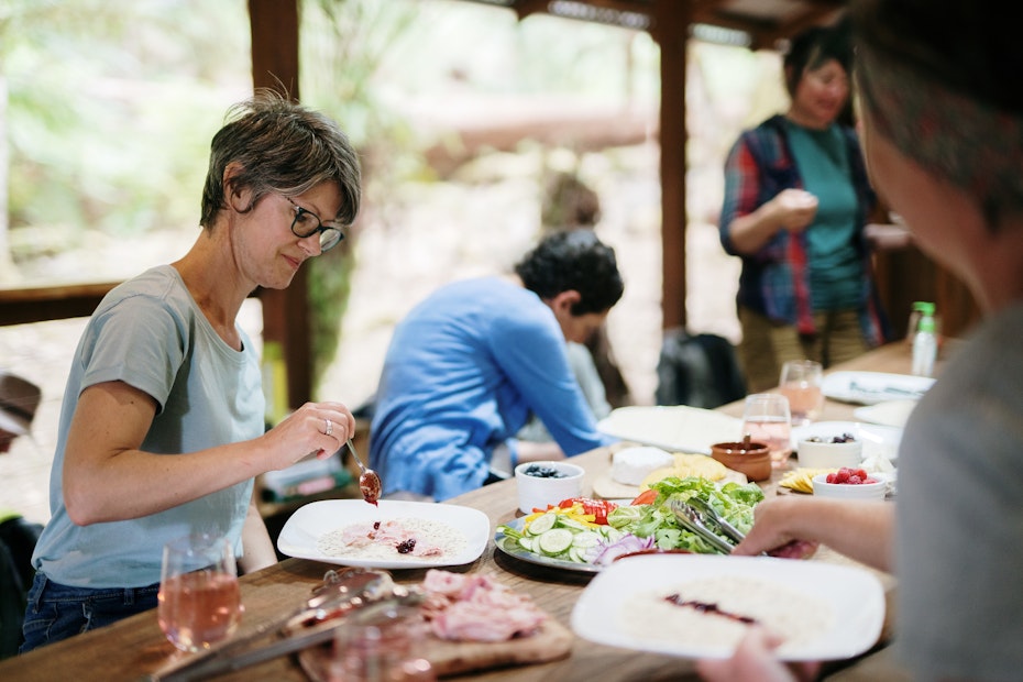 woman eating