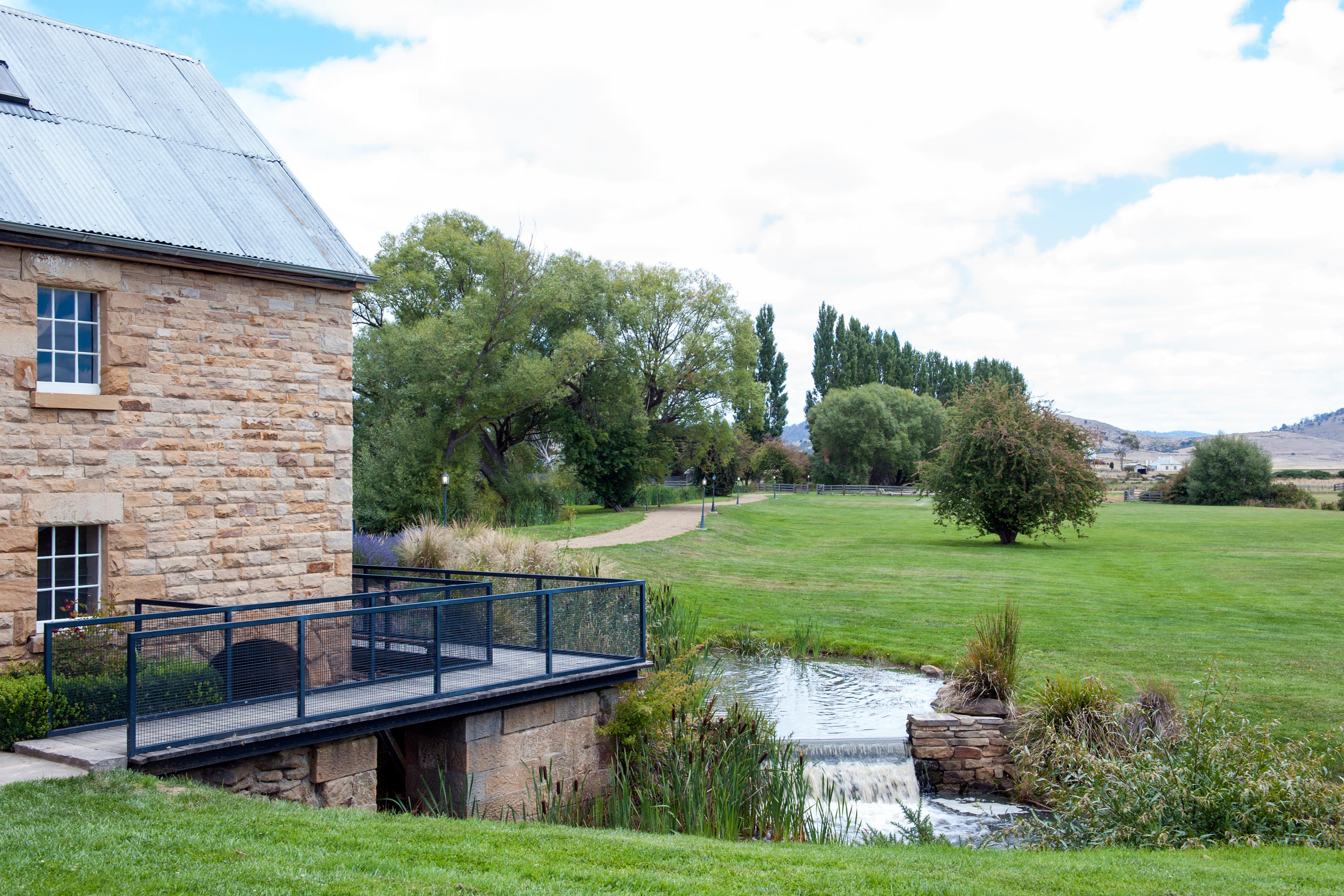 wheat mill at the Nant Distillery