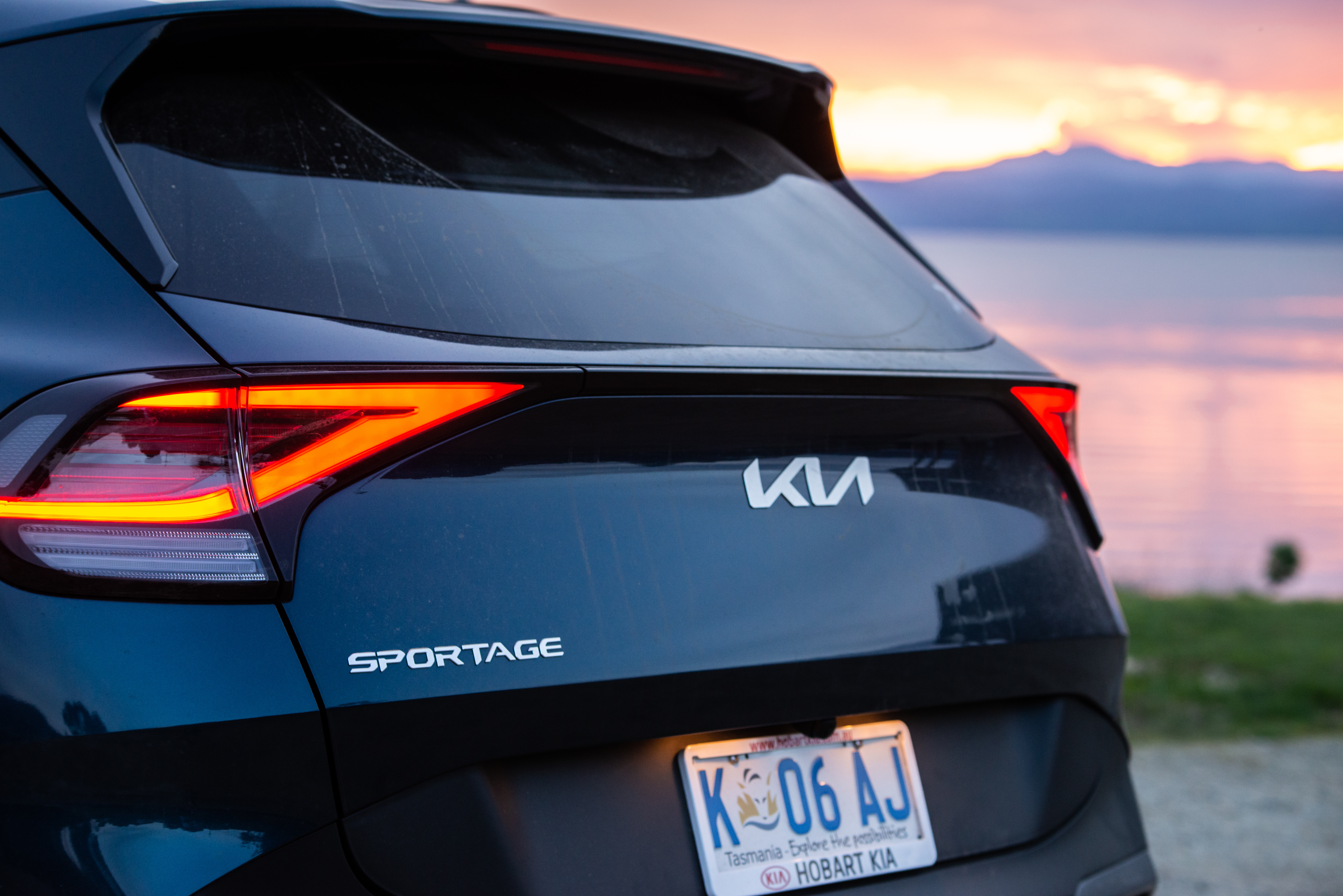 Rear of Kia Sportage