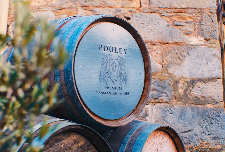 Pooley wine barrel