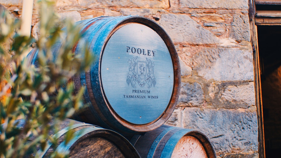 Pooley wine barrel