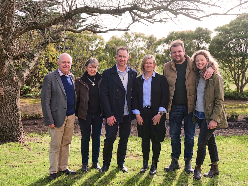 Anna Pooley with her family