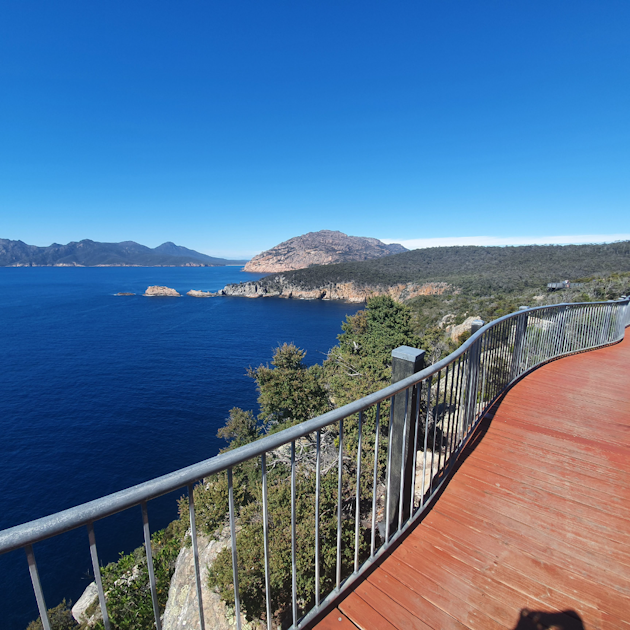 The view from Cape Toureville circuit Tasmania